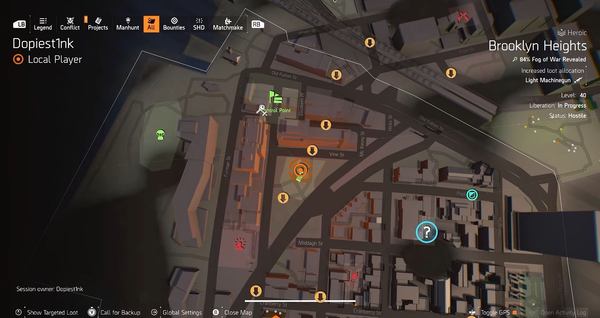 First Cylinder location in The Division 2 (Image via Ubisoft)